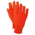 Magid MultiMaster Orange Double Palm Canvas Gloves w Knit Wrist, 12PK 795KW